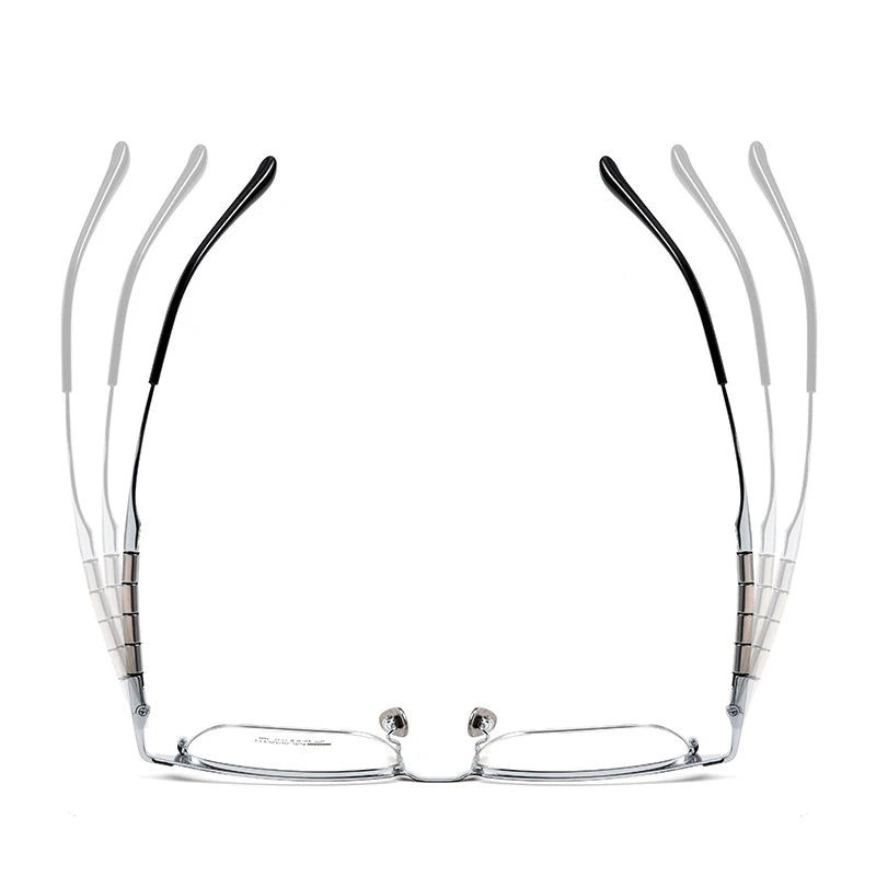 Lunettes de vue ZIROSAT 9009T en titane pur, monture intégrale, verres correcteurs, lunettes pour hommes, lunettes pour hommes