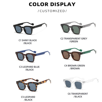 2024 Latest Classic Sunglasses Men Luxury Brand Designer Vintage Retro Square Women Anti Blue Light Sun Glasses UV400 Shades