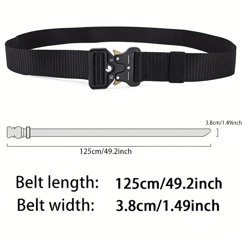 Men's Belt Outdoor Multi Function Belt High Quality Canvas For Nylon Male Luxury Belts Women's Sports Jeans Belt Neutral Belts