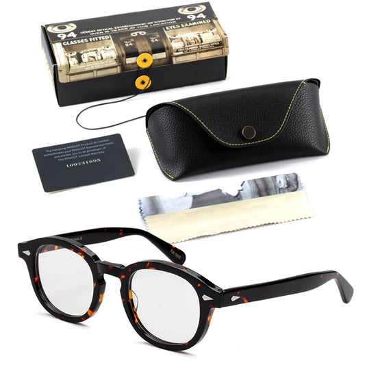 Glasses frame for men and women Johnny Depp Lemtosh vintage glasses computer acetate glasses frame for men's transparent lenses