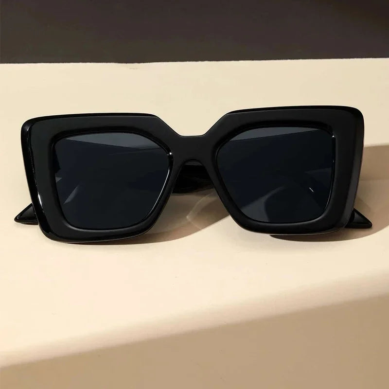 Oversized Square Sunglasses Women Personality Simple 2024 Eyewear Women Fashion Retro Glasses Women Gafas De Sol Mujer