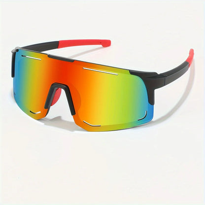 Sport-Sonnenbrille zum Umwickeln für Damen und Herren, großer einteiliger Sonnenschutz zum Radfahren, Angeln, Skifahren, modische Sonnenbrille, UV400