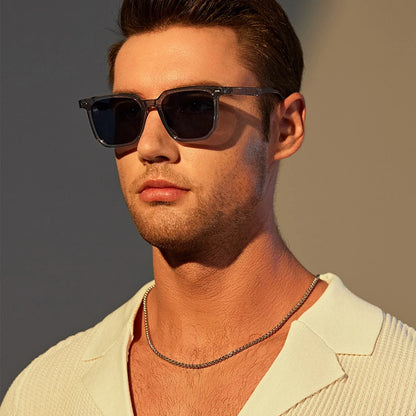 Lunettes de soleil tendance 2024 pour hommes et femmes, verres solaires carrés rétro de haute qualité, classiques, Oculos De Sol Feminino