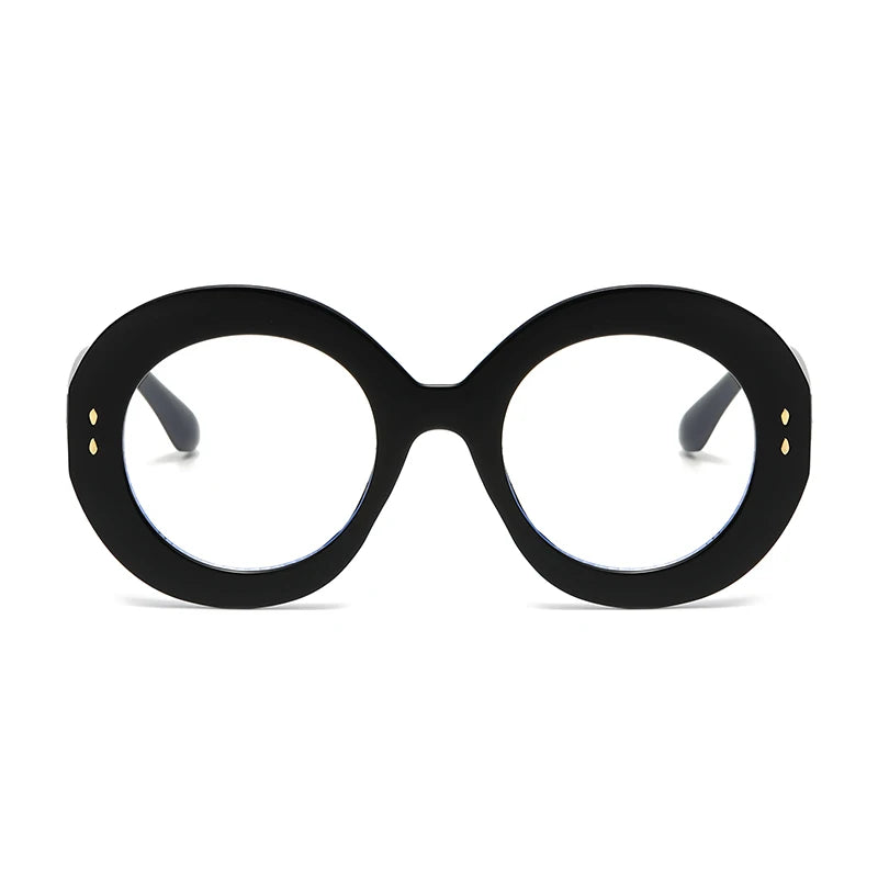 Monture de lunettes tendance pour femmes, style vintage, ovale, rétro, optique, anti-lumière bleue, montures simples