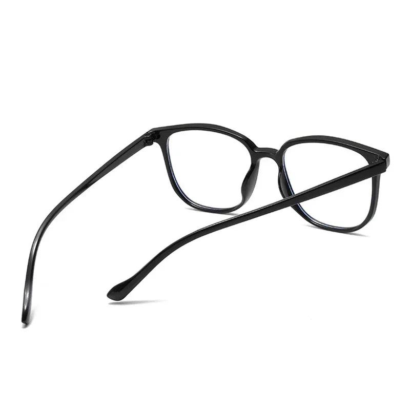 Retro Classic Anti-Blue Light Glasses Ultra Light Big Square Frame Eyeglasses Vintage Women Fashion Computer Gaming Spectacles