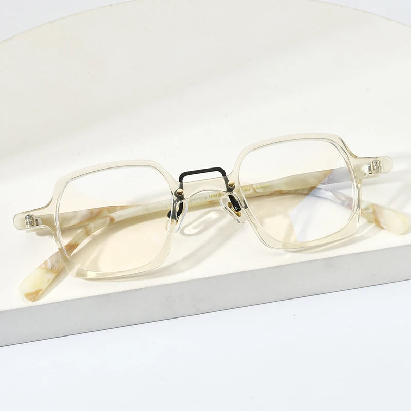 Lunettes de vue en acétate HEPIDEM pour hommes et femmes, monture carrée vintage rétro, 2022, 9196