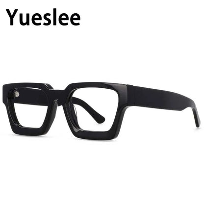 54290 High Quality Acetate Optics Glasses Frame Retro Square Eyewear Designer Luxury Prescription Glasses Frames Optical Eyewear