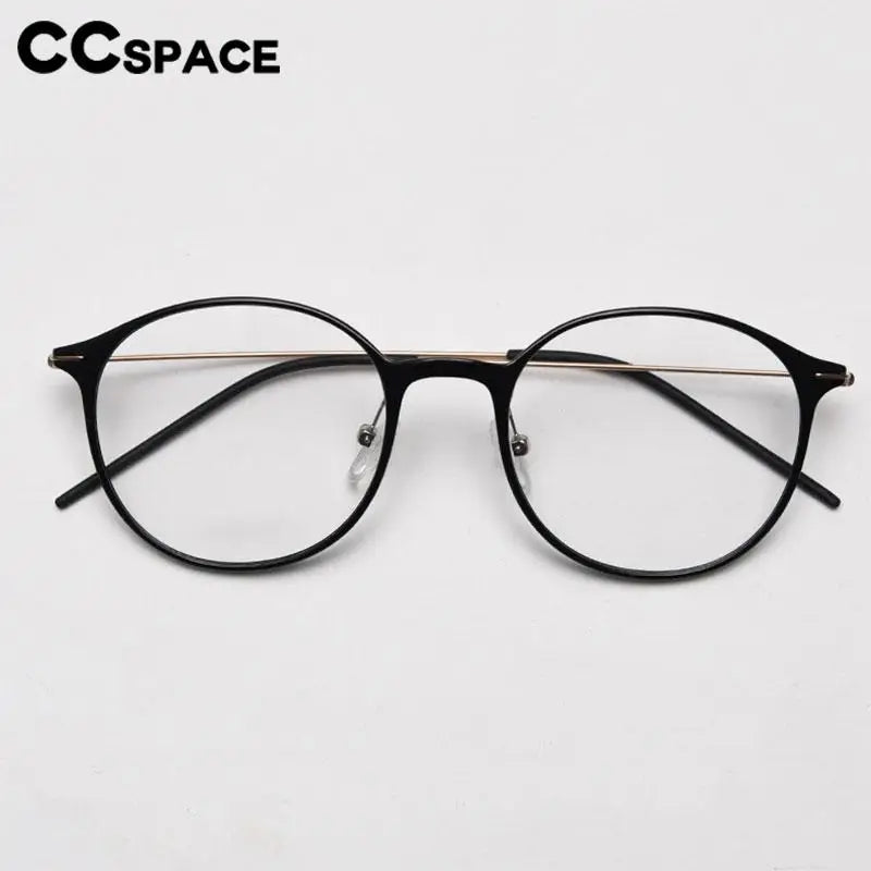 57319 High Quality Titanium Spectacles Frames Ultralight Spring Prescription Eyeglass Frame Men Women Clear Glasses