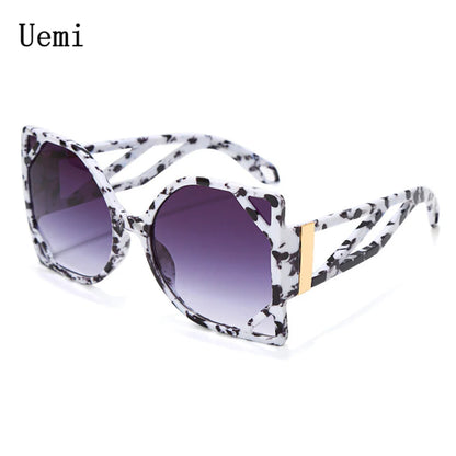 2022 Fashion Female Square Sunglasses For Women Oversized Luxury Shades Brand Design Sun Glasses UV400 Eyewear Wholesale