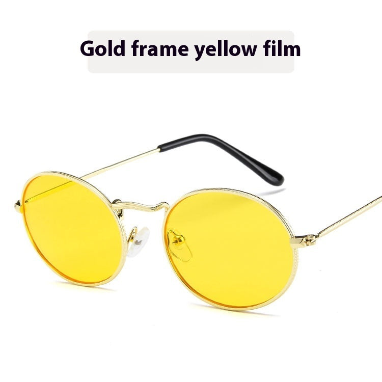 Sonnenschutz Trend Retro Oval Sonnenbrille