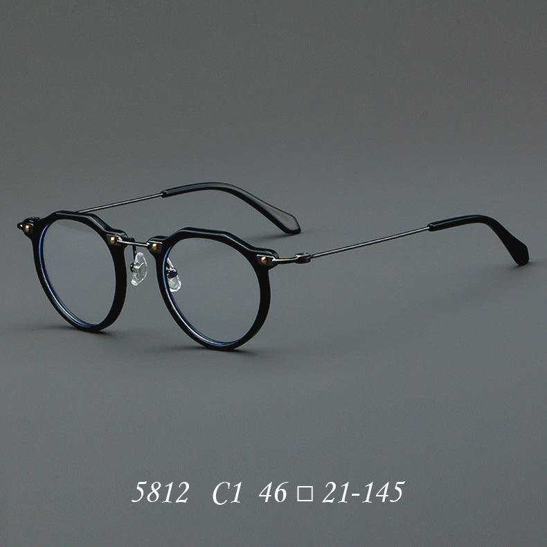 Neu Brille 5812 Retro Brillengestell Metall Optische Brillengestell