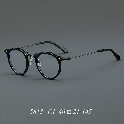 Neu Brille 5812 Retro Brillengestell Metall Optische Brillengestell