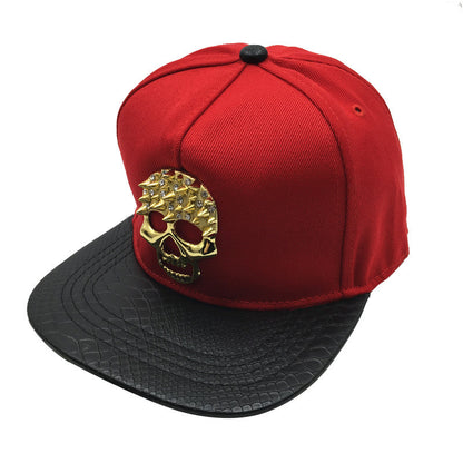 Totenkopf Metall Logo Hiphop Hip-Hop Cap