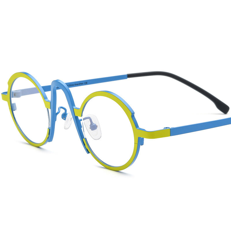 Multicolor Ultra Light Pure Titanium Myopia Glasses Frame