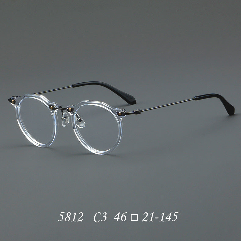 Neu Brille 5812 Retro Brillengestell Metall Optische Brillengestell