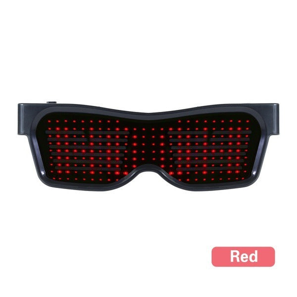 Bluetooth connected luminous glasses led shutter atmosphere Sunglasses