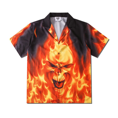 New Skull WISP Print Short Sleeve