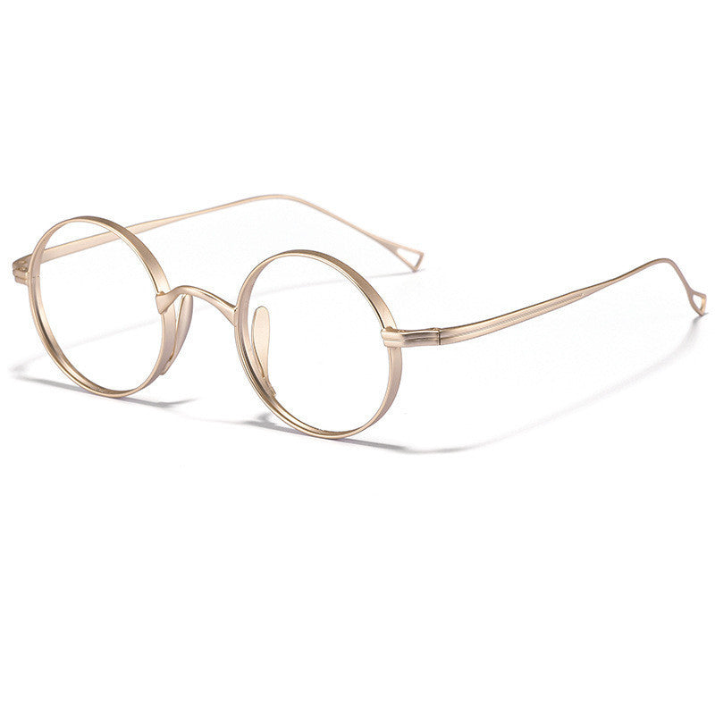 Vintage Pure Titanium Round Glasses Frame