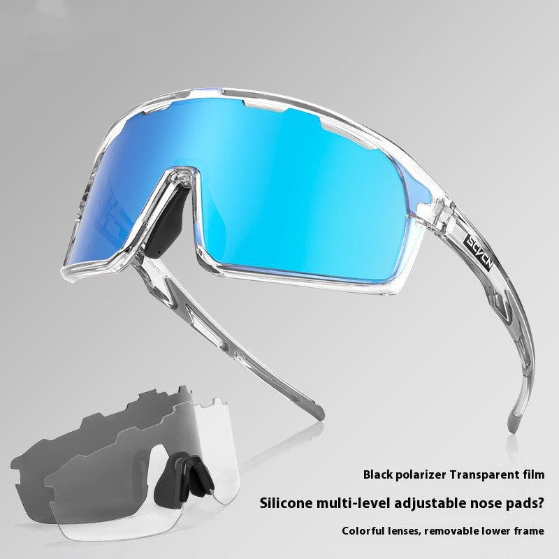 Neu Dual-form Outdoor Radfahren Sportbrille Mountainbike UV Schutz Brille