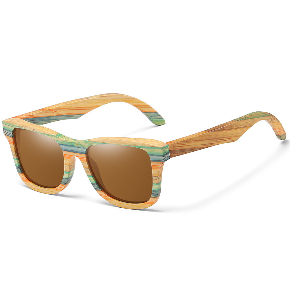 Wooden Fashion Glasses Wooden Polarized Bamboo Sunglasses