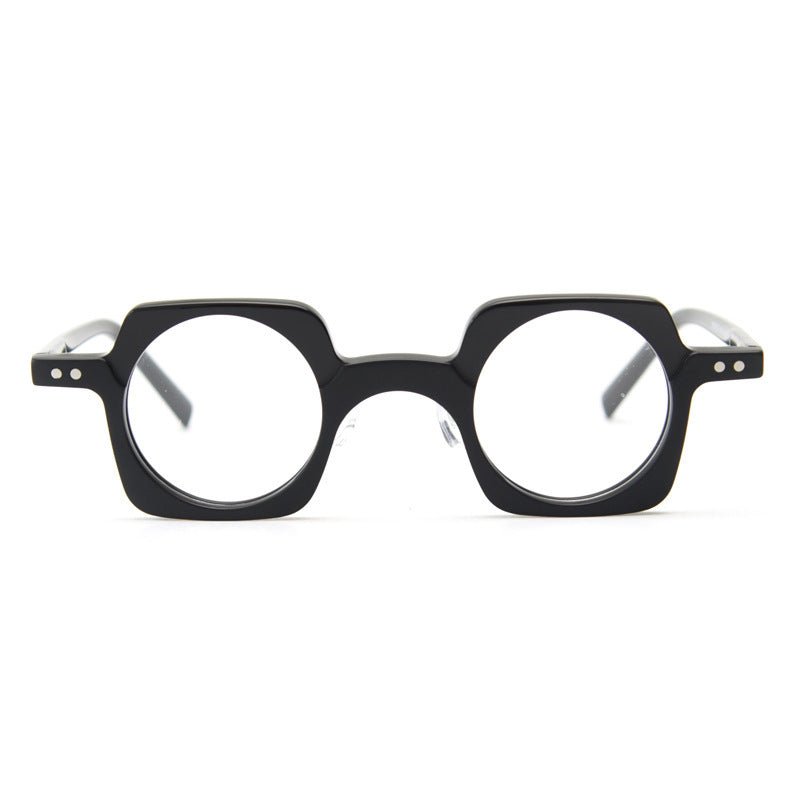 Plate Core Insert-foot Frame Female Artistic Plain Glasses Men's Myopia Glasses