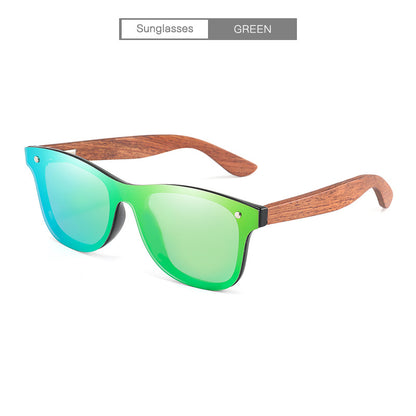 Rainbow Bridge Wooden Polarized Sunglasses