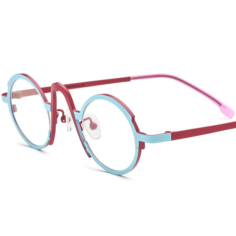 Multicolor Ultra Light Pure Titanium Myopia Glasses Frame