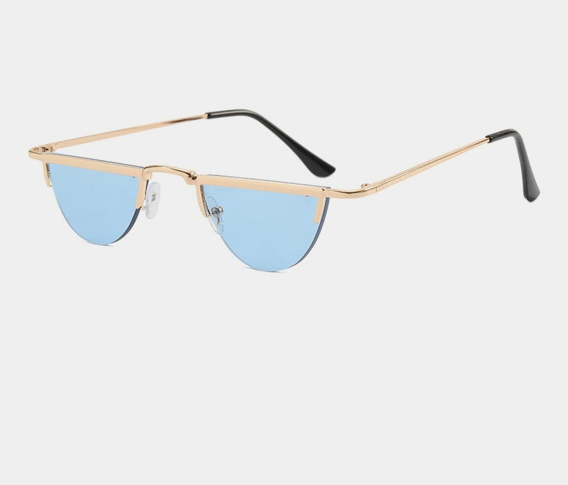 Damenmode Vielseitige Halbrahmen Lustige Sonnenbrille