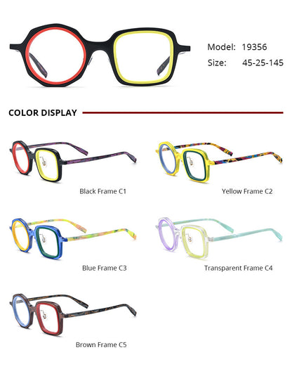 Myopia Irregular Glasses Frame Plate Fashion Optical Glasses Frame