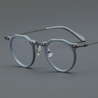 Neu Brille 5812 Retro Brillengestell Metall Optische Brillengestell