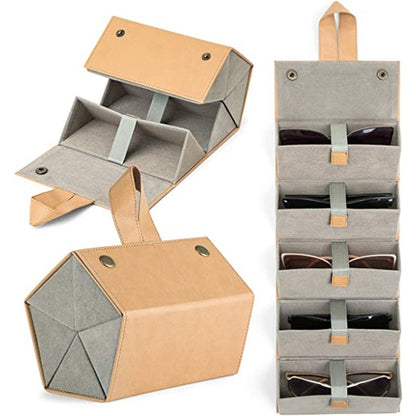 New Portable Folding Sunglasses Storage Box