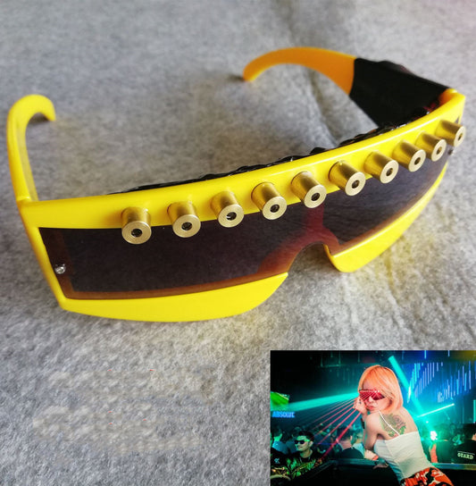 Male And Female Singer Nightclub LED Laser Laser Glasses Gloves