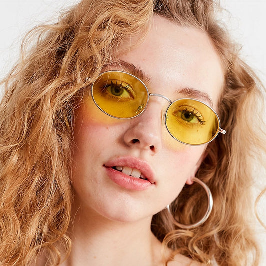 Sonnenschutz Trend Retro Oval Sonnenbrille