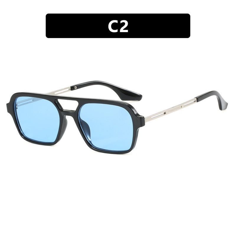 Men's New Retro Square Frame Sunglasses