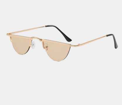 Damenmode Vielseitige Halbrahmen Lustige Sonnenbrille