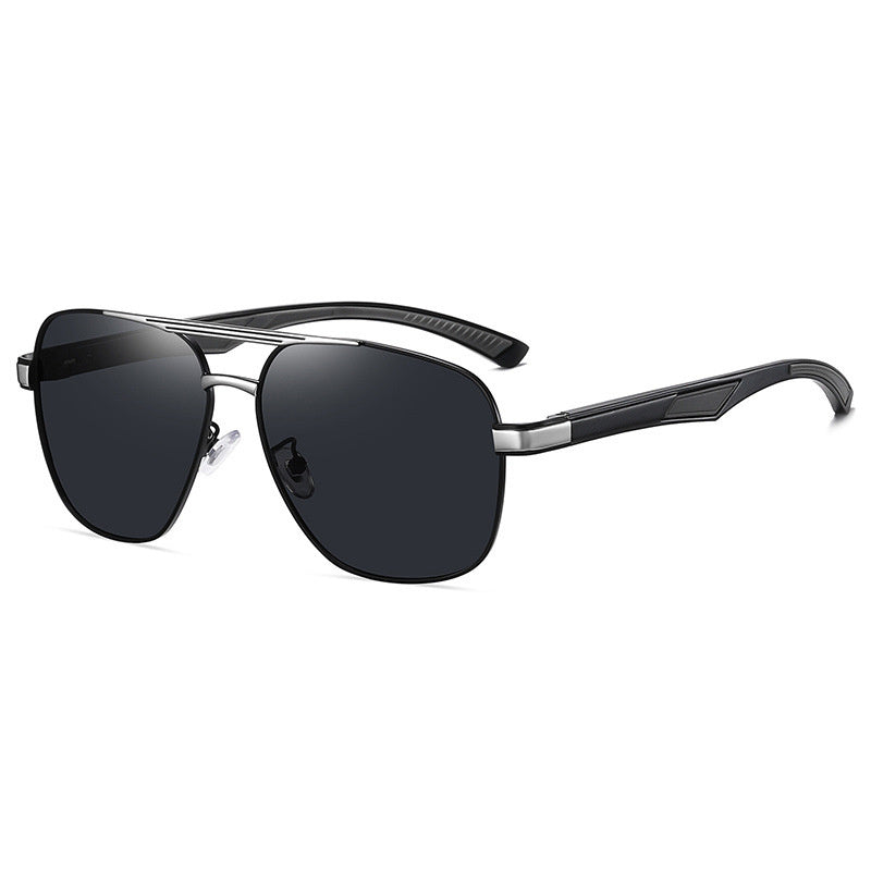 Men's Big Face Anti-Glare Anti-UV Polarized Sunglasses