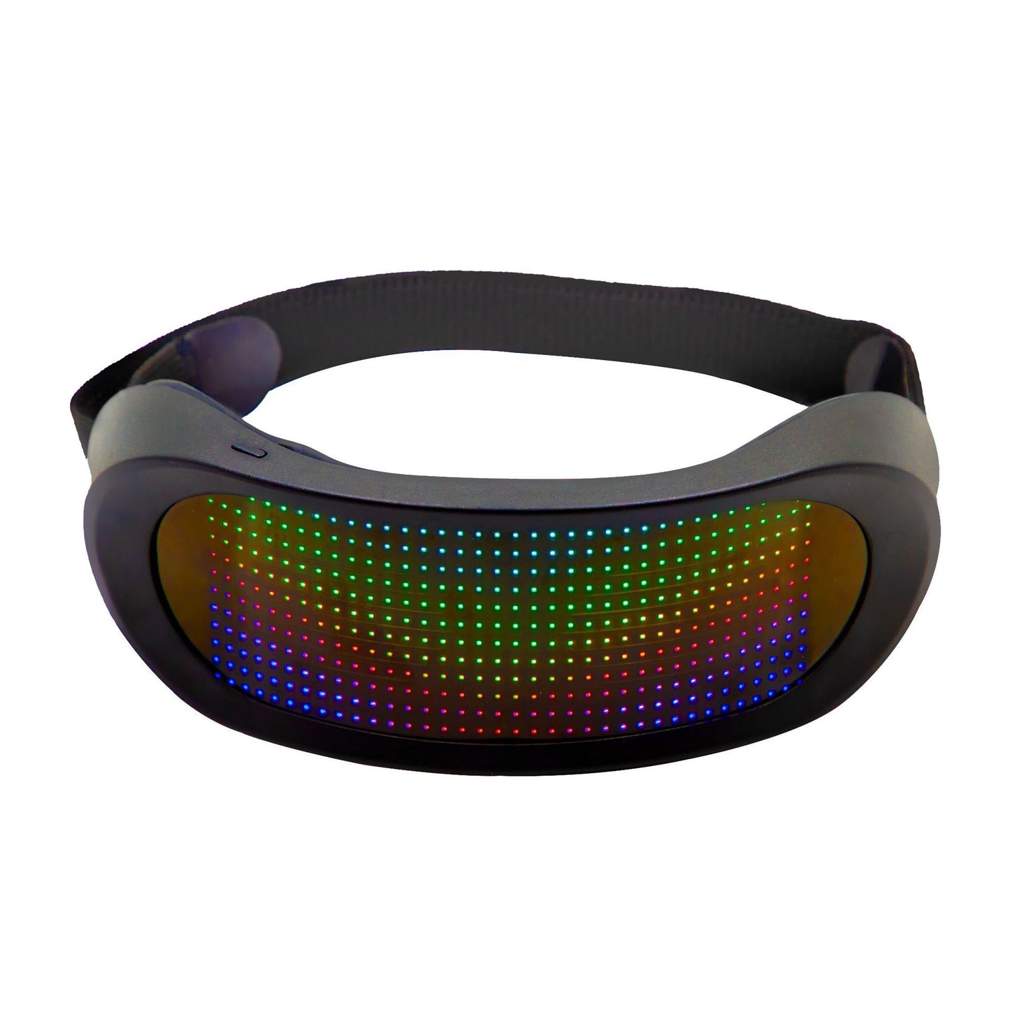 Lunettes lumineuses en couleur Bluetooth Lunettes de stores dynamiques en couleur complète Accessoires d'encouragement de fête