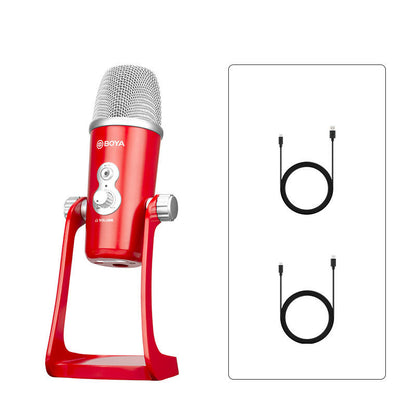 Condenser Microphone Eat Broadcast  Recording Built-in Sound Card