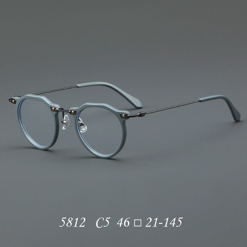 Neu Brille 5812 Retro Brillengestell Metall Optische Brillengestell