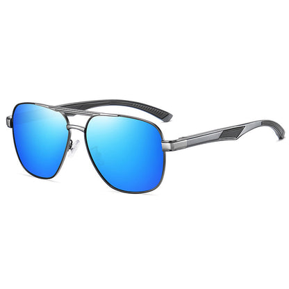 Men's Big Face Anti-Glare Anti-UV Polarized Sunglasses