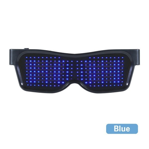 Bluetooth connected luminous glasses led shutter atmosphere Sunglasses