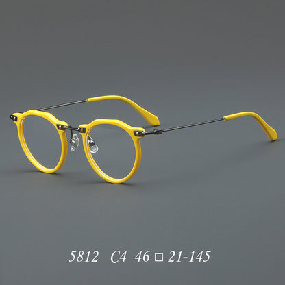 Neu Brille 5812 Retro Brillengestell Metall Optische Brillengestell