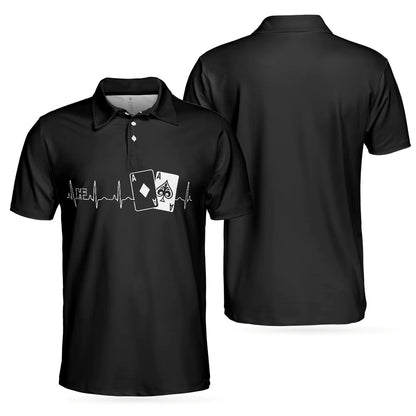 Chemise à manches courtes pour homme avec tête de mort et motif golf