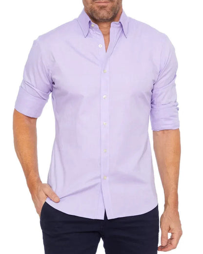 Chemise à manches longues avec fermeture éclair et boutons pour homme