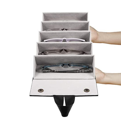 New Portable Folding Sunglasses Storage Box