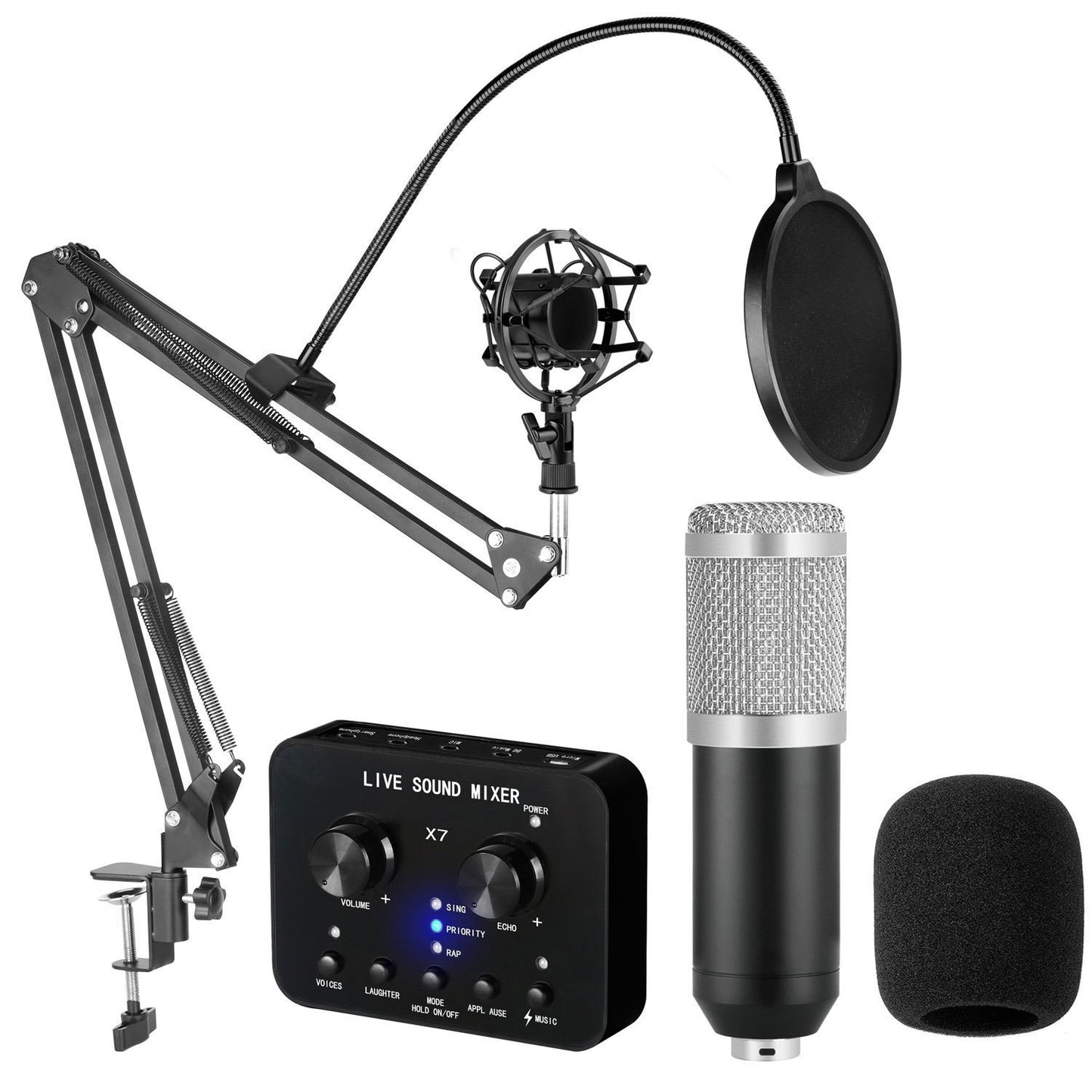 Shouting Microphone Recording Live K Song Podcast